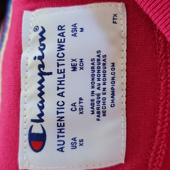 Champion Powerblend Boyfriend Raglan Sweatshirt XS - Picture 8 of 8